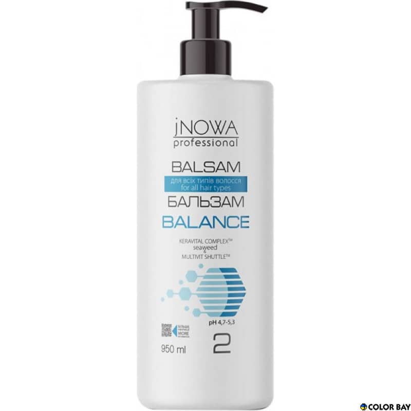 Шампунь для всіх типів волосся з екстрактом морських водоростей jNOWA Professional Balance Shampoo