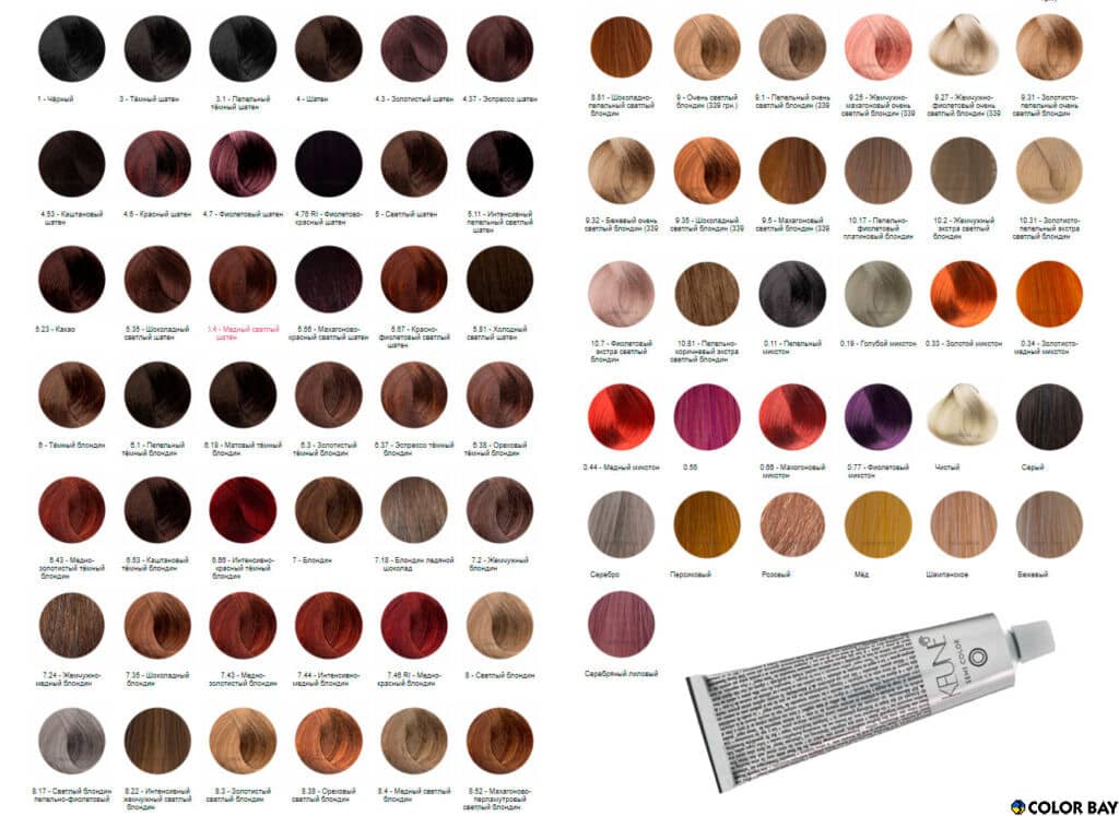 keune semi color палитра