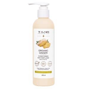 T-LAB Professional Organics Organic Ginger Conditioner - Кондиціонер для ослабленого та тьмяного волосся 250 мл