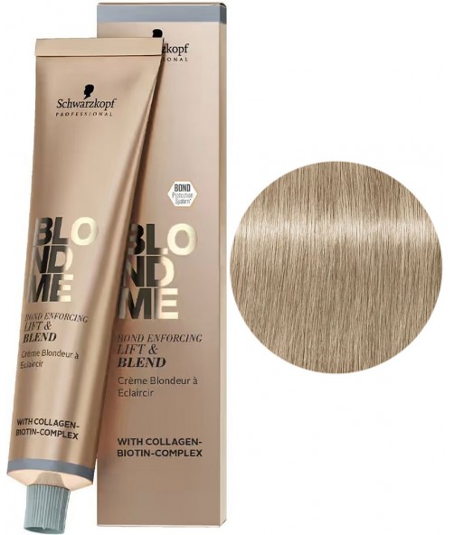 Освітлювальна фарба для сивого волосся SCHWARZKOPF Blond Me White Blending 60мл - Зображення 2